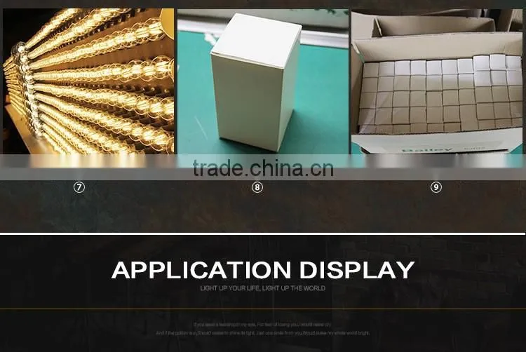 Zhejiang led lighting product supplier filament led bulb A60 2/4/6/8W E27 B22