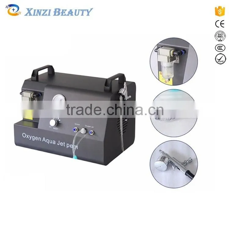 2016 hot selling spa water oxygen jet peel anti-aging facial treatment machine for sale