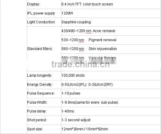 3 in 1 beauty machine of elight RF nd yag laser multi-function equipments for skin care