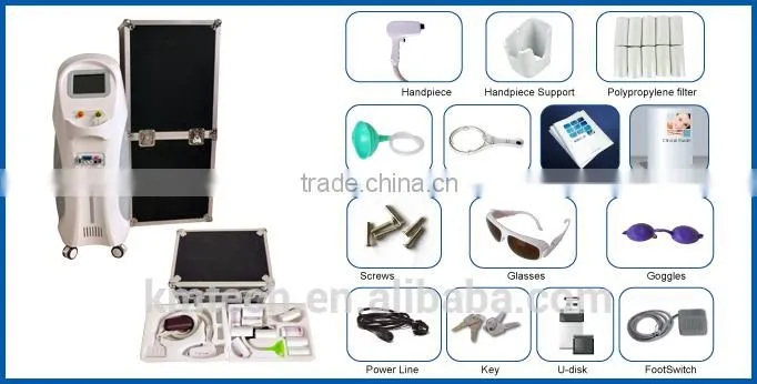 2014 Newest professional beauty 808nm diode laser soprano hair removal machine