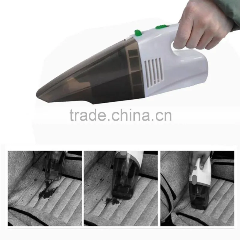 New Design Portable Handy Car Mini Vacuum Cleaner with LED Light DC 12V