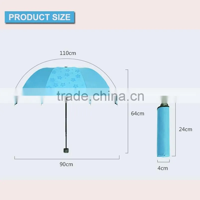 waterproof fabric solar umbrella foldable travel umbrella for sale
