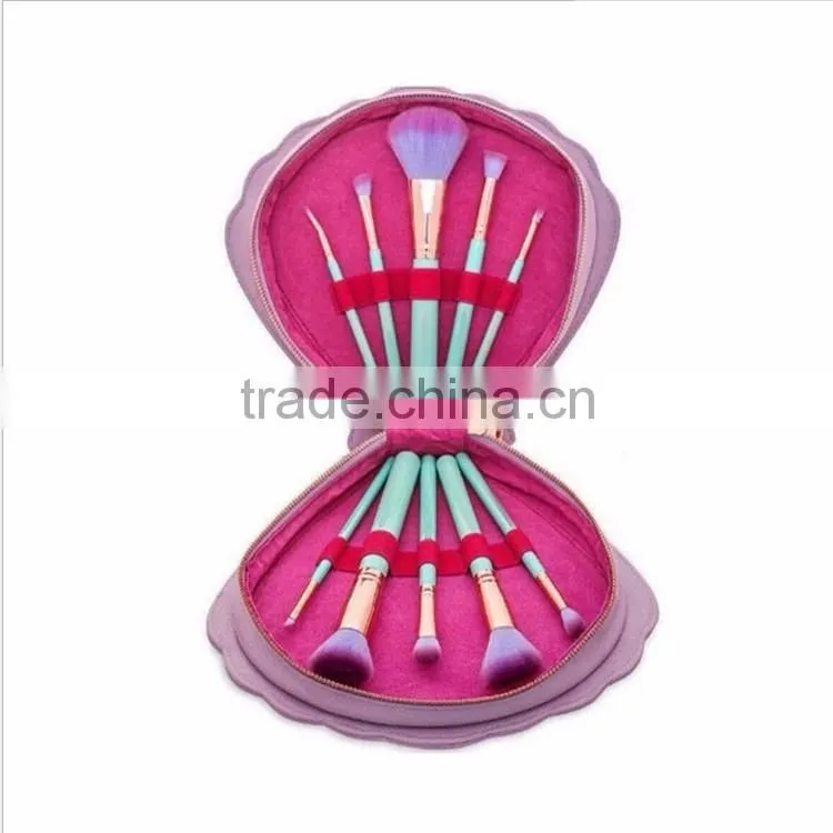 Alibaba Best private label cosmetic 10pcs Synthetic makeup brushes