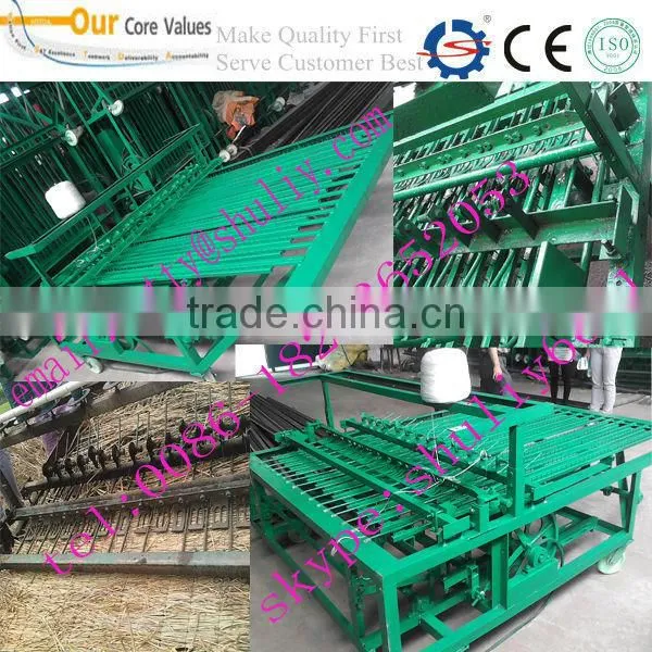 best quality wheat straw waving machine/straw knitting machine