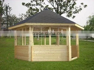 beautiful wooden gazebo