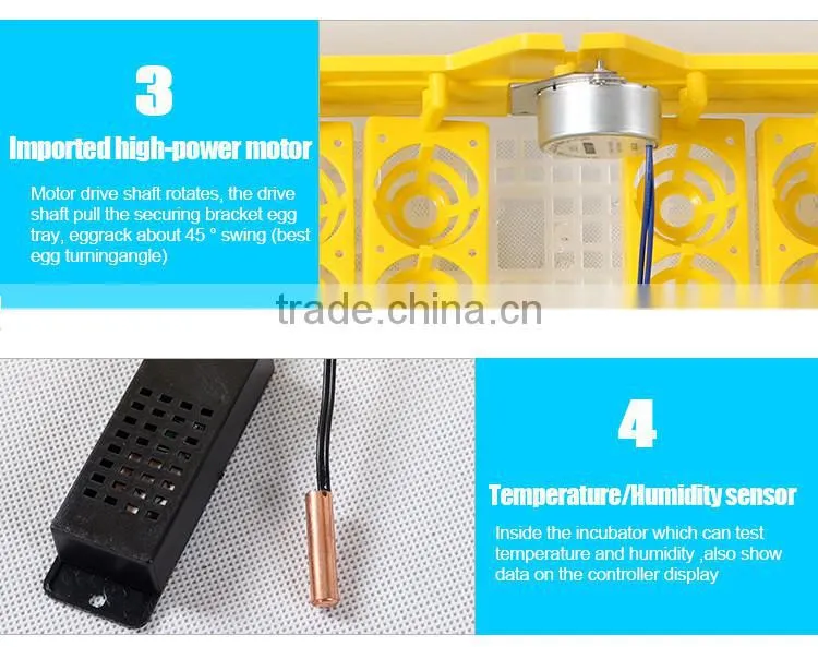 2017 HHD Hot sale Newest full automatic used egg incubators digital egg incubation hatching CE approved