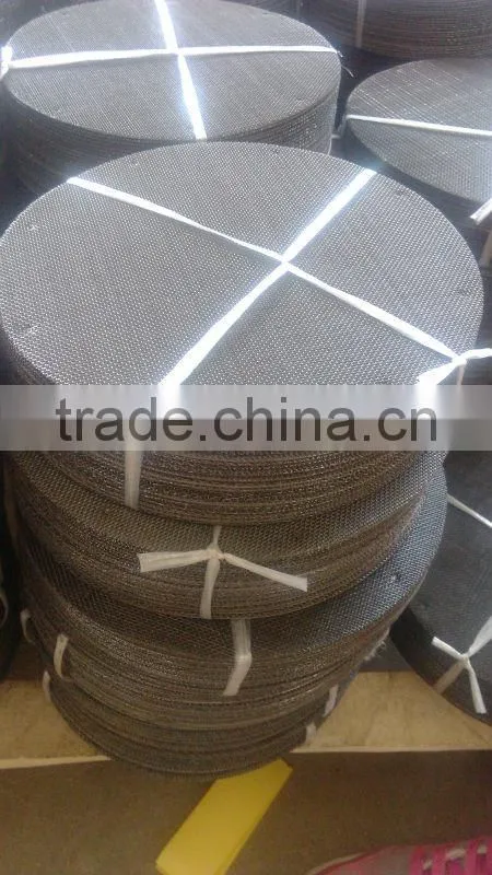 Black Wire Cloth Filter Disc