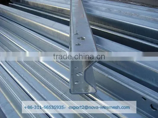 Factory price galvanized highway guardrail
