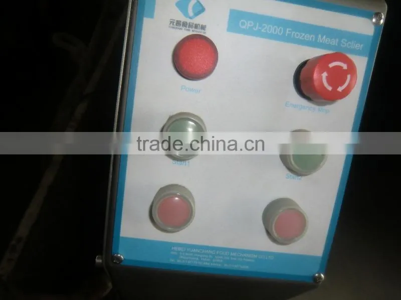frozen meat block meat slicer