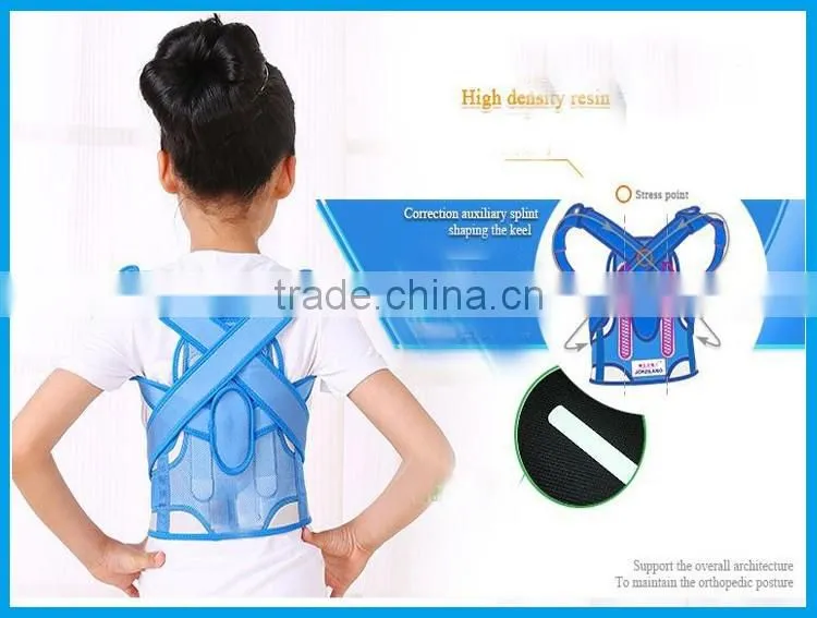 2016 New Product Neoprene Posture Corrector Support Belt/ orthopedic brace back