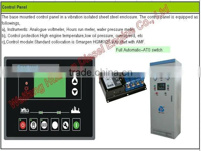 Weifang Styer Series Diesel Generator Output Power 200kw