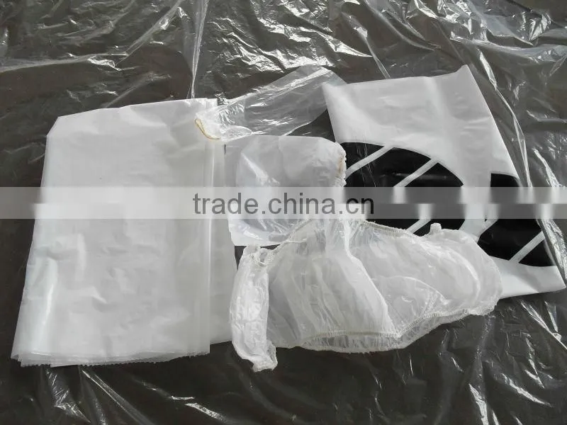 White Plastic Disposable Car Foot floor Mats for car