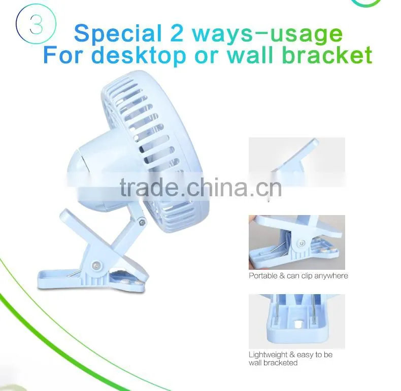 6-inch Desk Stroller Fan.Clip On Fan
