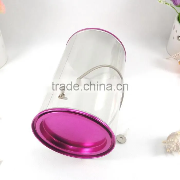 storage clear make up tool large pvc plastic box