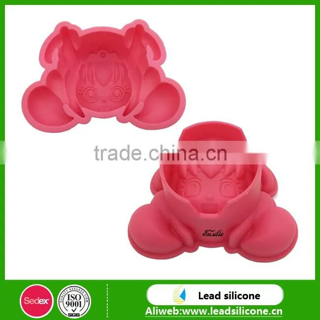 Food Grade Silicone Fancy Human Shape Cake Mold