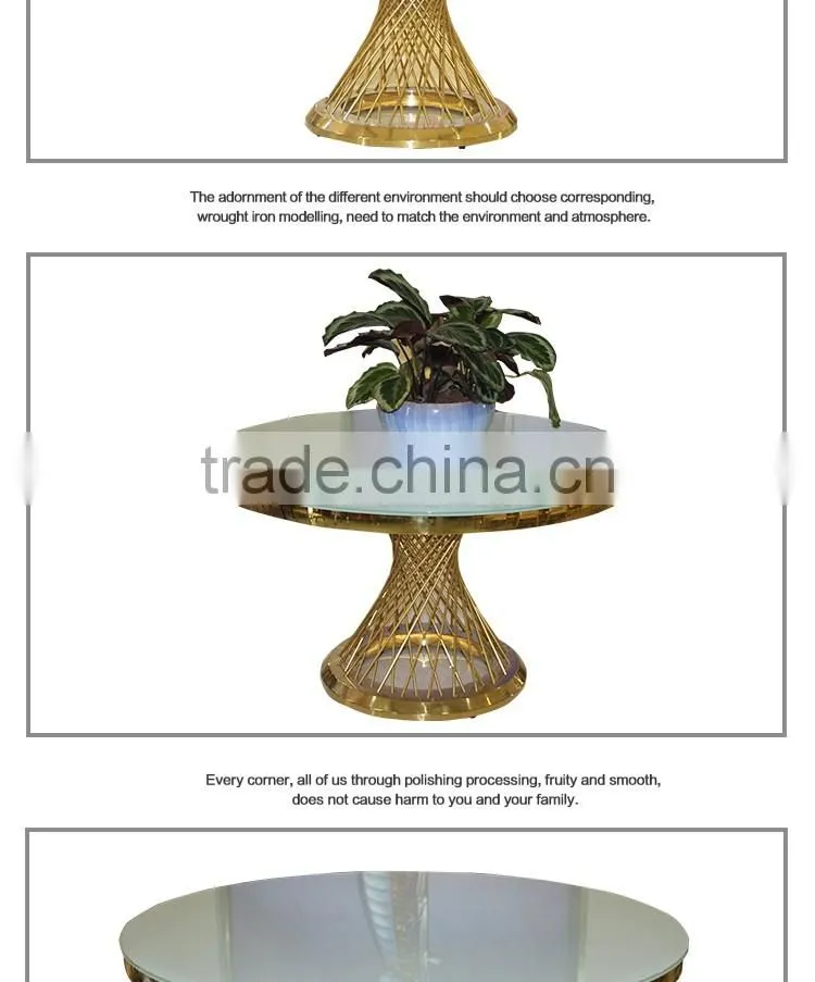 New discount!! fashion modern stainless steel table