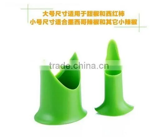 CY168 Pepper Tomato Coring Tools / Vegetable Core Remover / Kitchen Pepper Corer