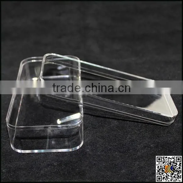 wholesale crystal plastic cellphone case packaging box, transparent packaging box