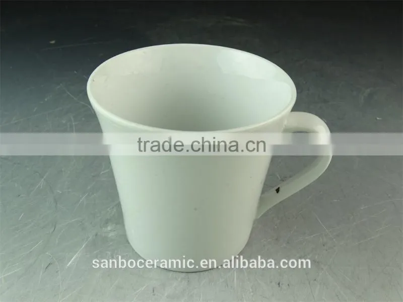 Stock Hot sale Cheap white Ceramic coffee mug creamics tea cup