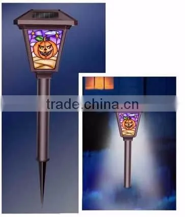 2-PC 145X145 Die Cast Aluminum Solar Garden Decoration Path Light with Mosaic Lens
