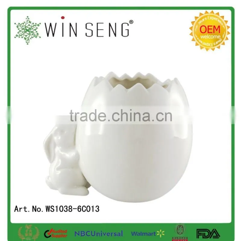 Ceramic Rabbit shaped ceramic funny ashtray