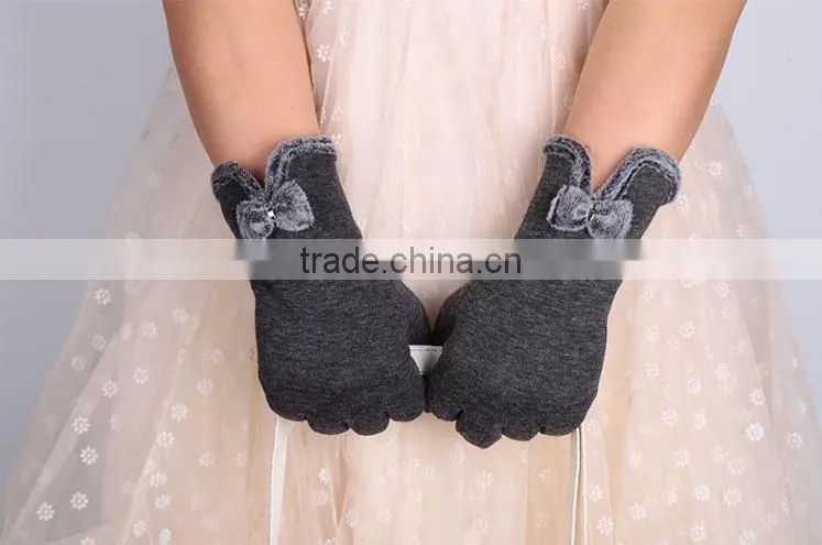 Women Winter Gloves 2016 Female PhoneTouch Screen Outdoor Wrist Mittens