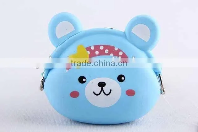 Bear Design Coin Purse/Silicone Purse