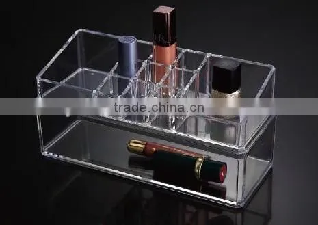 new design transparent lipstick etc cosmetic display case