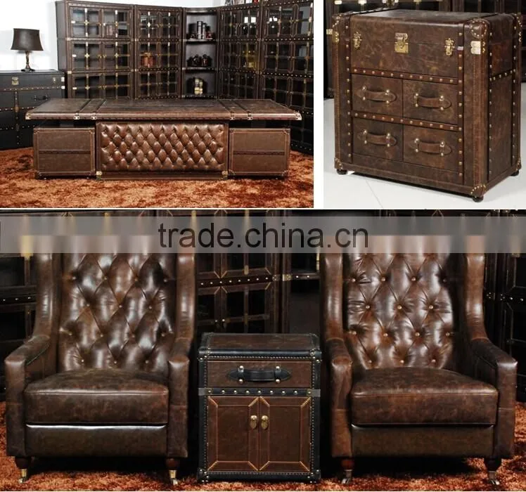 BISINI Office furniture , Leather Office Desk, Study Room Desk, Office Furniture (BF08-0248)