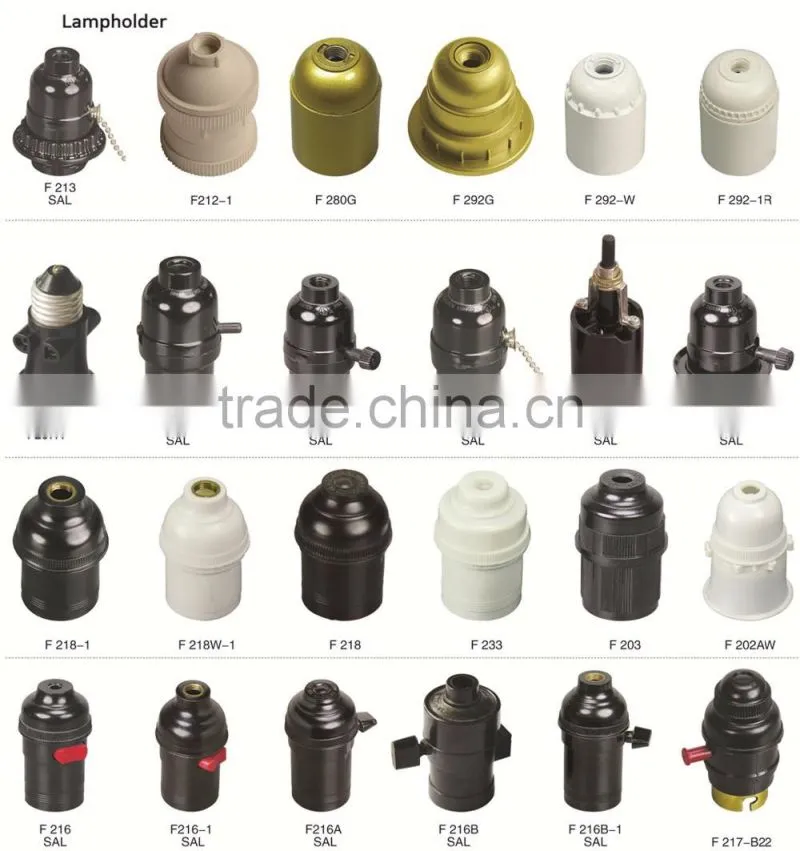 E27-B22 bakelite lampholder adaptor/ lampholder converter adaptor
