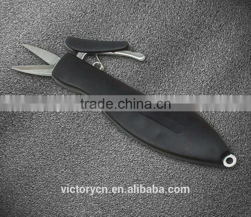 hot sale plastic fishing line scissors,fishing acessory A-212