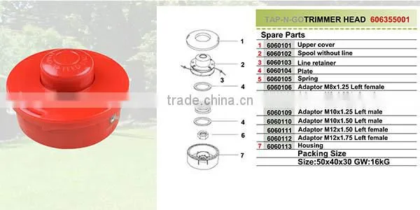Brush Cutter Universal Trimmer Head