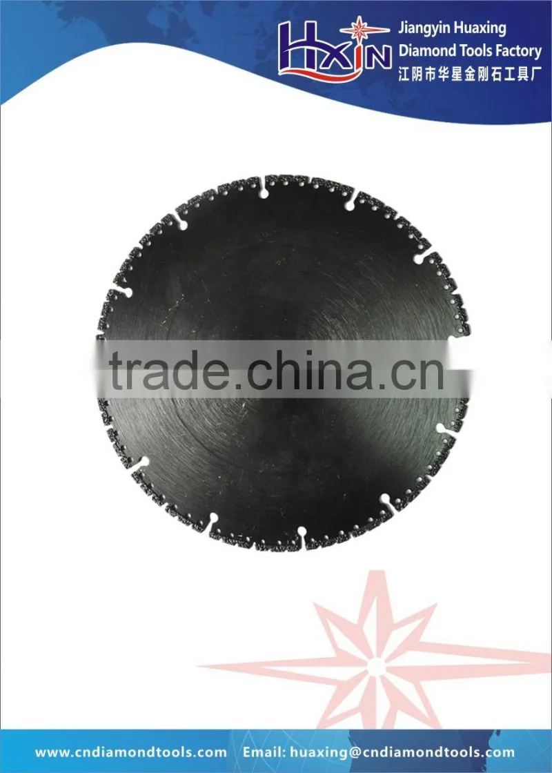 Vacuum Brazed diamond Grinding Disc /Vacuum Brazed Diamond saw blade/diamond band saw blade