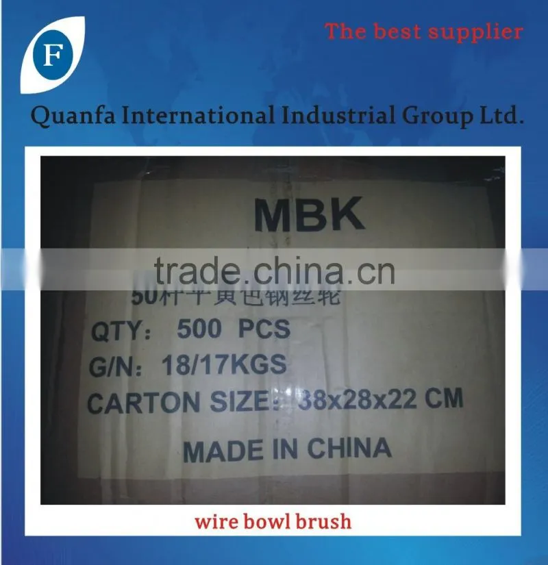 stainless steel flat wire brush