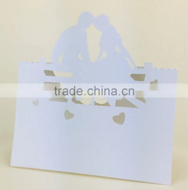 laser cut decoration card party invitation card table card wedding place