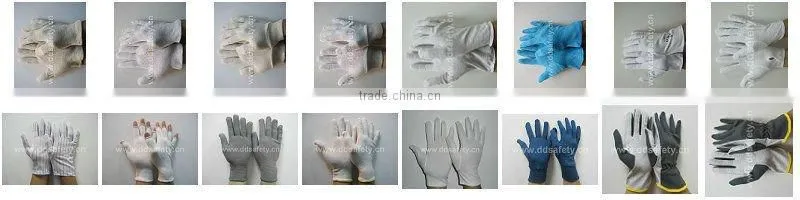 DDSAFETY High Quality Anti Static 100% Cotton Safety Gloves