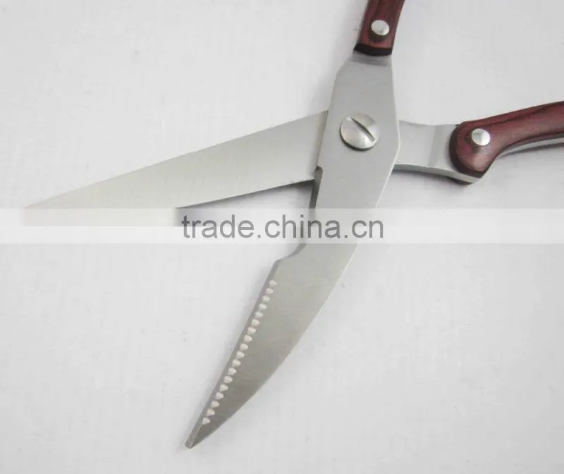 Good Quality Pakka Wood Handle Kitchen Scissor