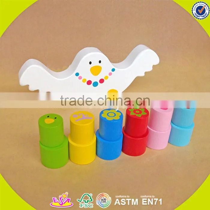 Wholesale brain training wooden balance toy funny kids wooden balance game toy W11F009