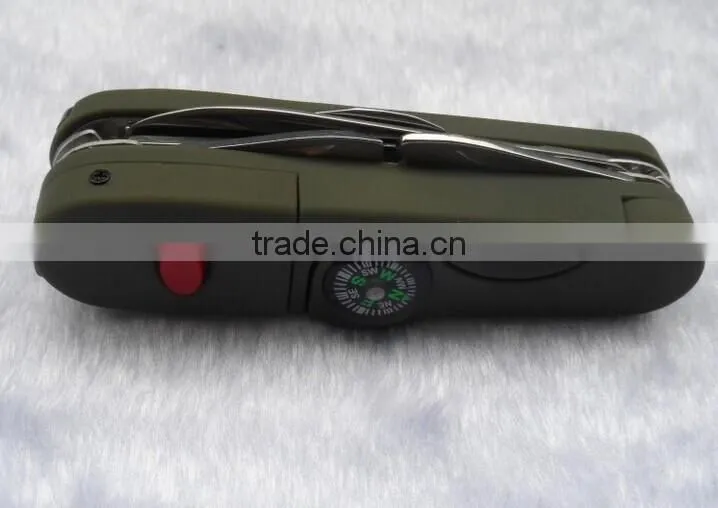 Multifunction Outdoor Survival Camping Knife with LED light