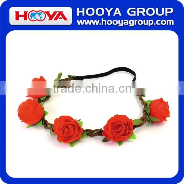 Party Flower Hair Hoop/Decorative Wedding Hair Accessories /Fashion Hair Bands