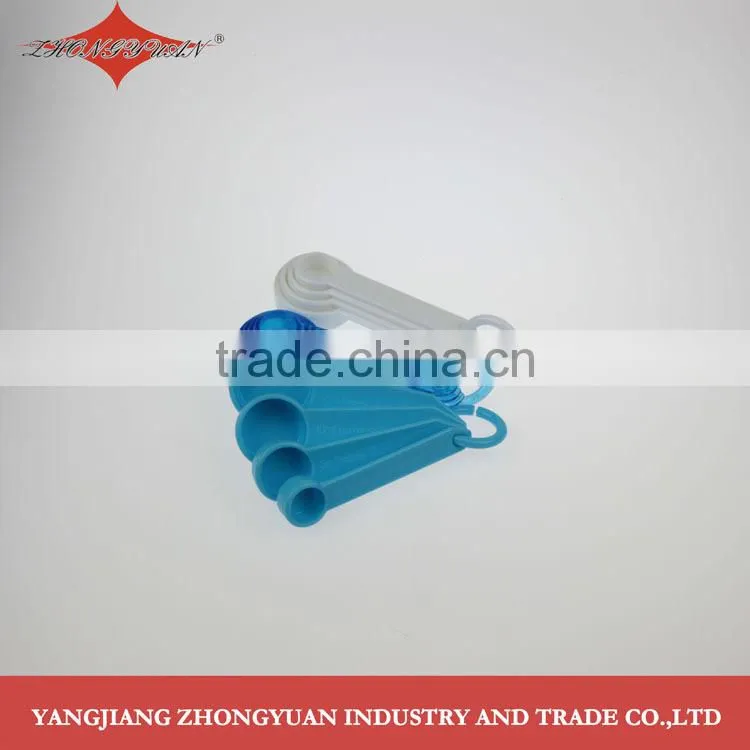 ZY-L1001A 4 pc new design plastic measuring spoon set