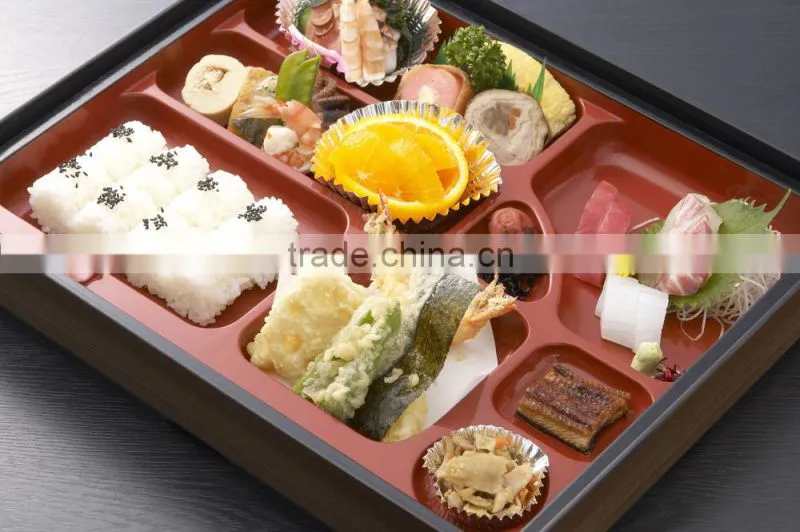 High Quality Rectangular Lunch Box Shokado Bento ABS Japanese Lunch Box Take out
