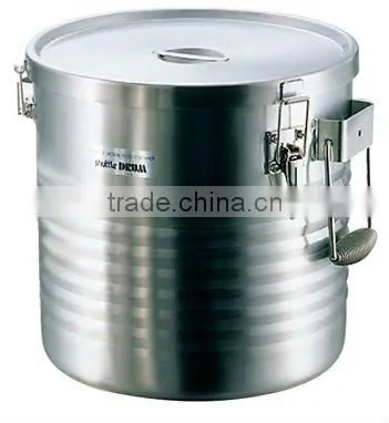 SUS304 high efficiency thermal insulation food can shuttle drum