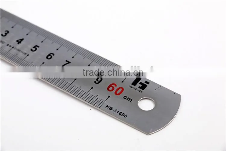 Professional matt stainless steel ruler with good price made in china