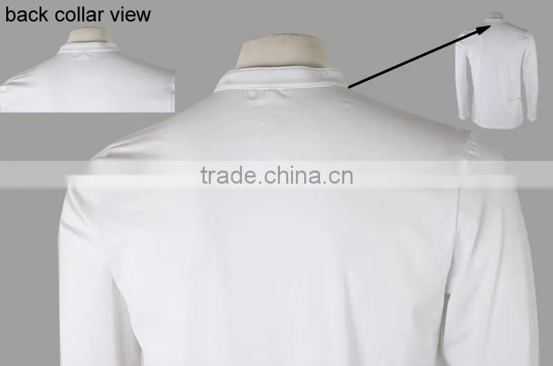 Free Sample Long Sleeves 100% Cotton Screen Printing Plain White Tee Shirt