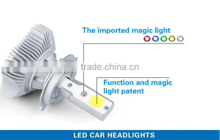 Top seller H4 HI-LOW car led light head lamp