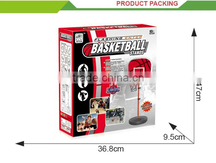 Hot selling kids sport play set outdoor portable basketball hoop
