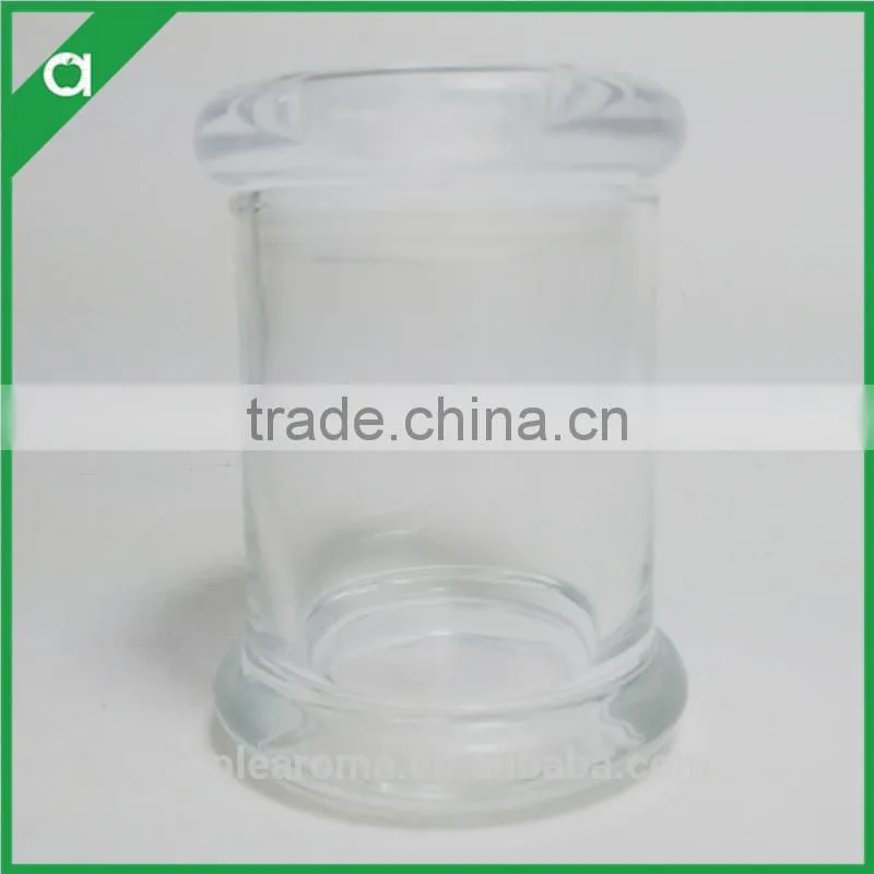Clear Empty Glass Jar for Candle