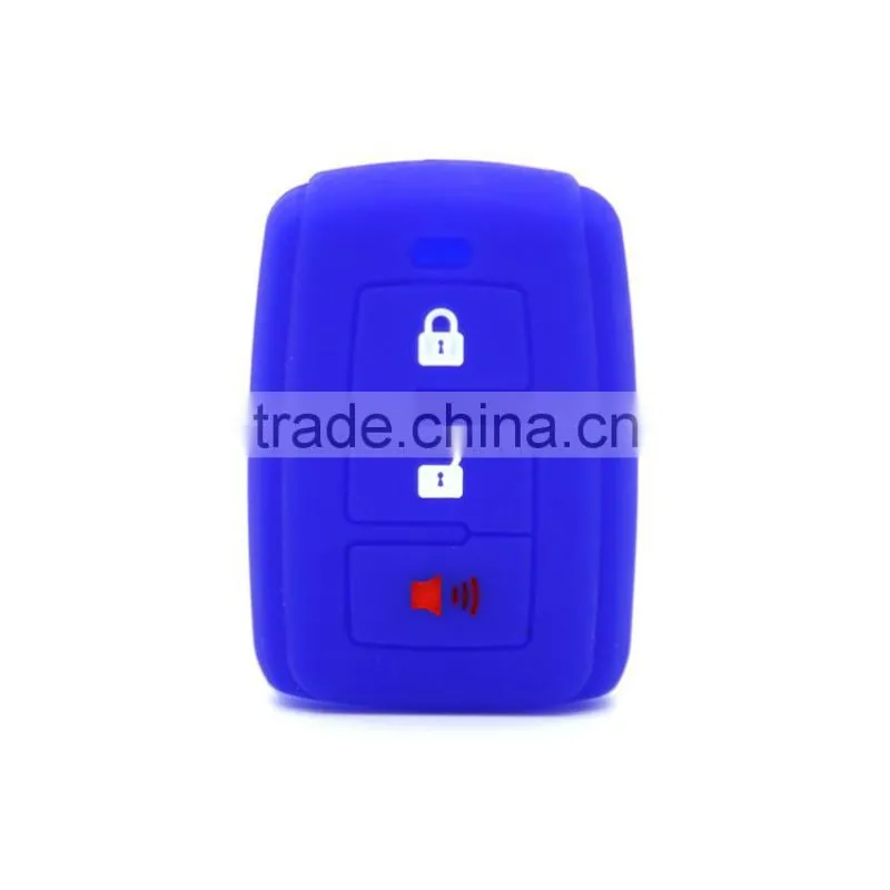 High quality folding car key case silicone car key cover for Toyota Sequoia 4 Runner