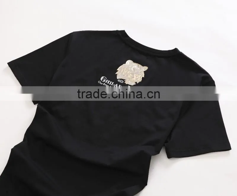 Men's 95%cotton 5%spandex blank mens t-shirts wholesale